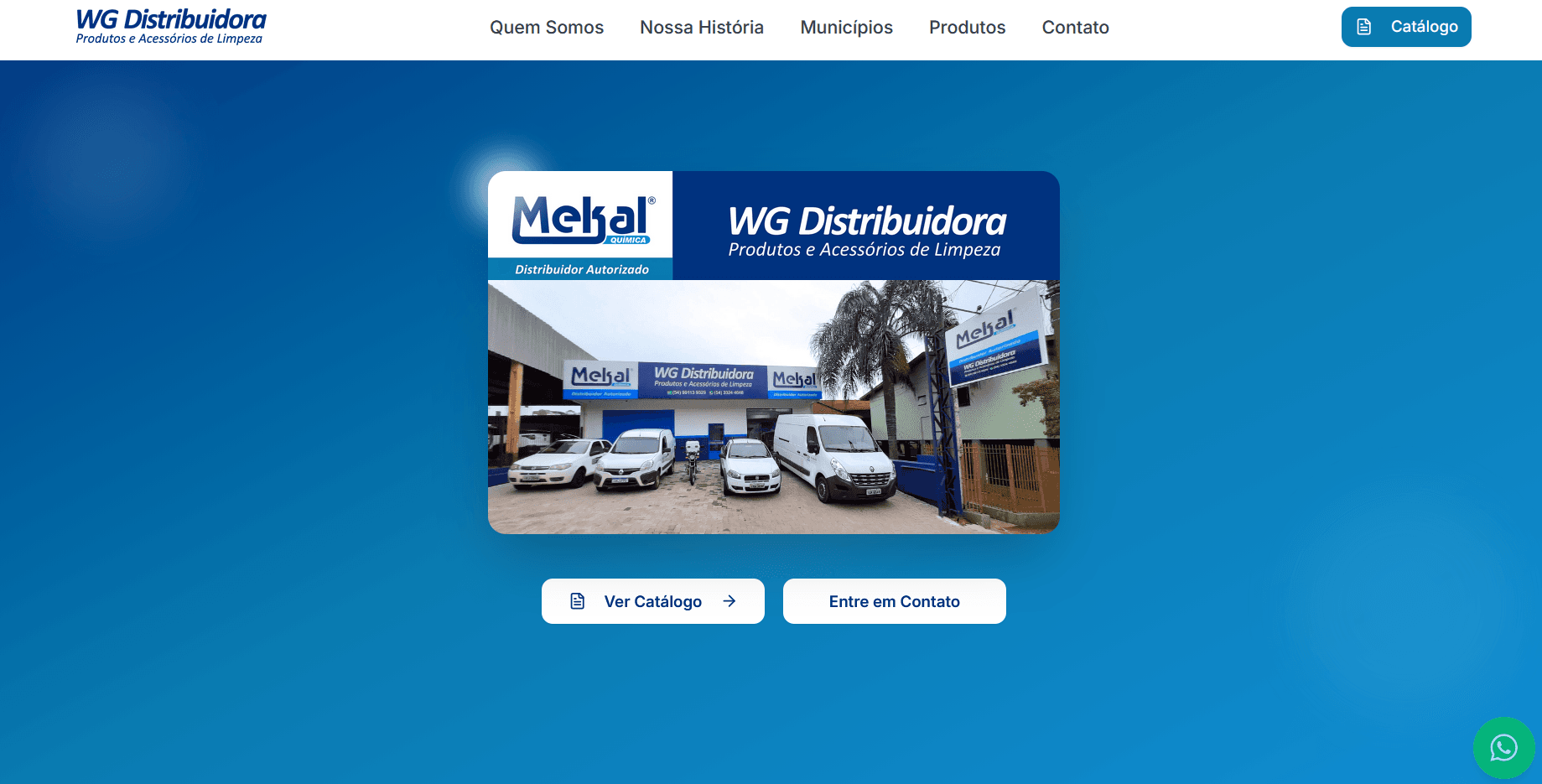 Preview do site ou sistema: WG Distribuidora